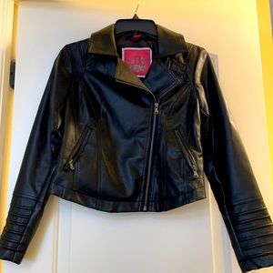 Stylish faux leather jacket! Vegan